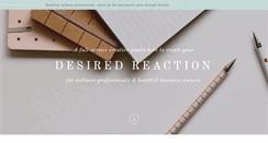 Desktop Screenshot of desiredreaction.com